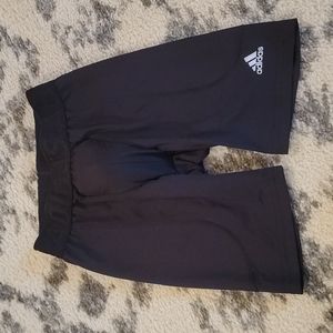 adidas Boys' Triple Stripe Sliding Shorts w/ Cup